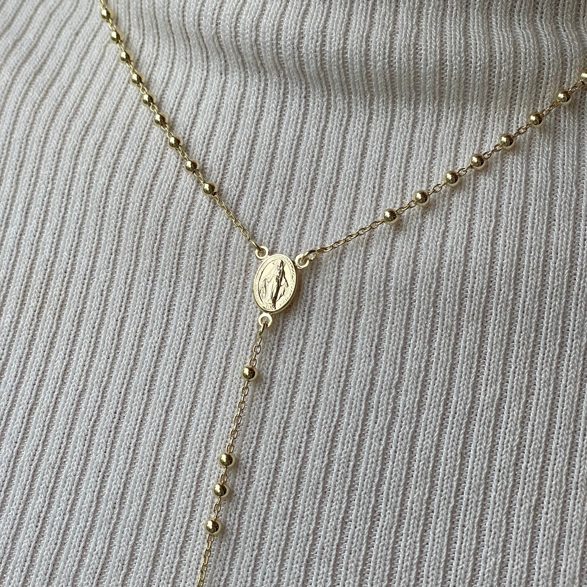 Sunshine Rosary Beads Necklace | 48cm - John Ross Jewellers