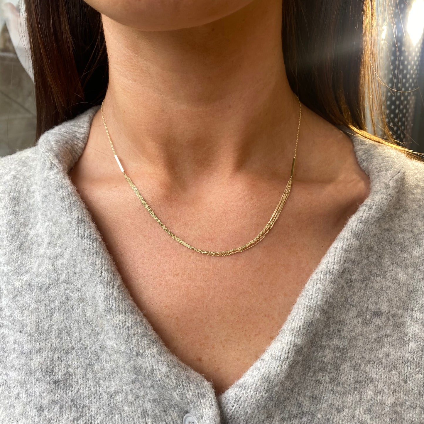 9ct Gold Multi Chain Necklace - John Ross Jewellers