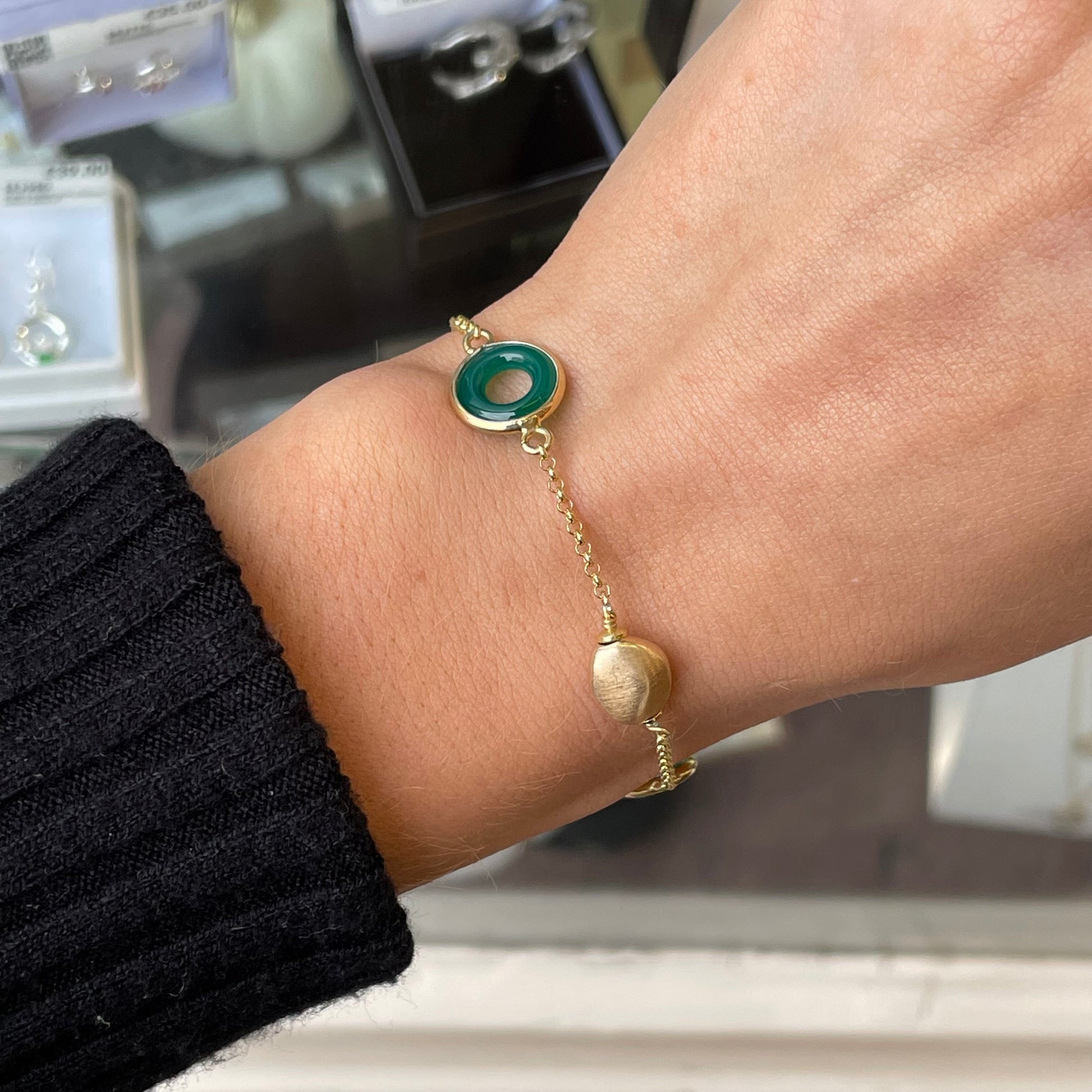 Jade and Green Quartz Bracelet - John Ross Jewellers