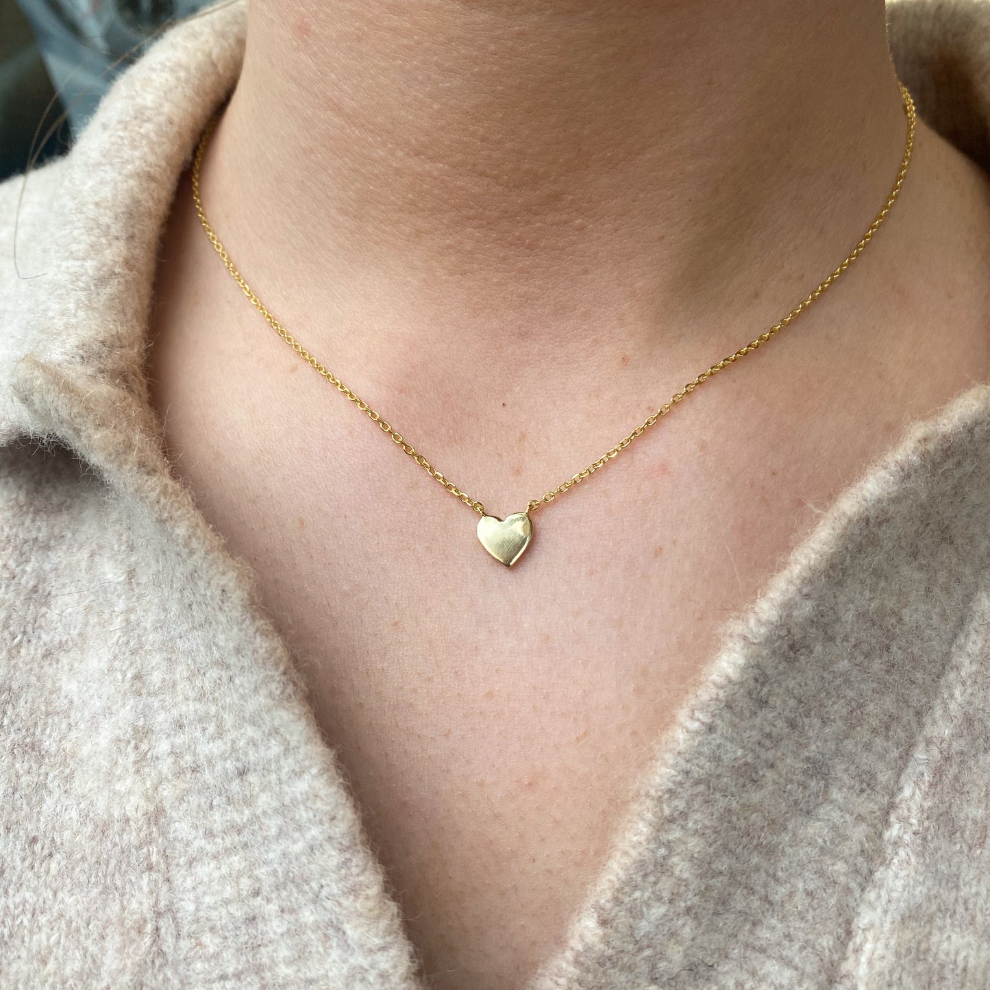 Sunshine Heart Disc Necklace | 40+5cm - John Ross Jewellers