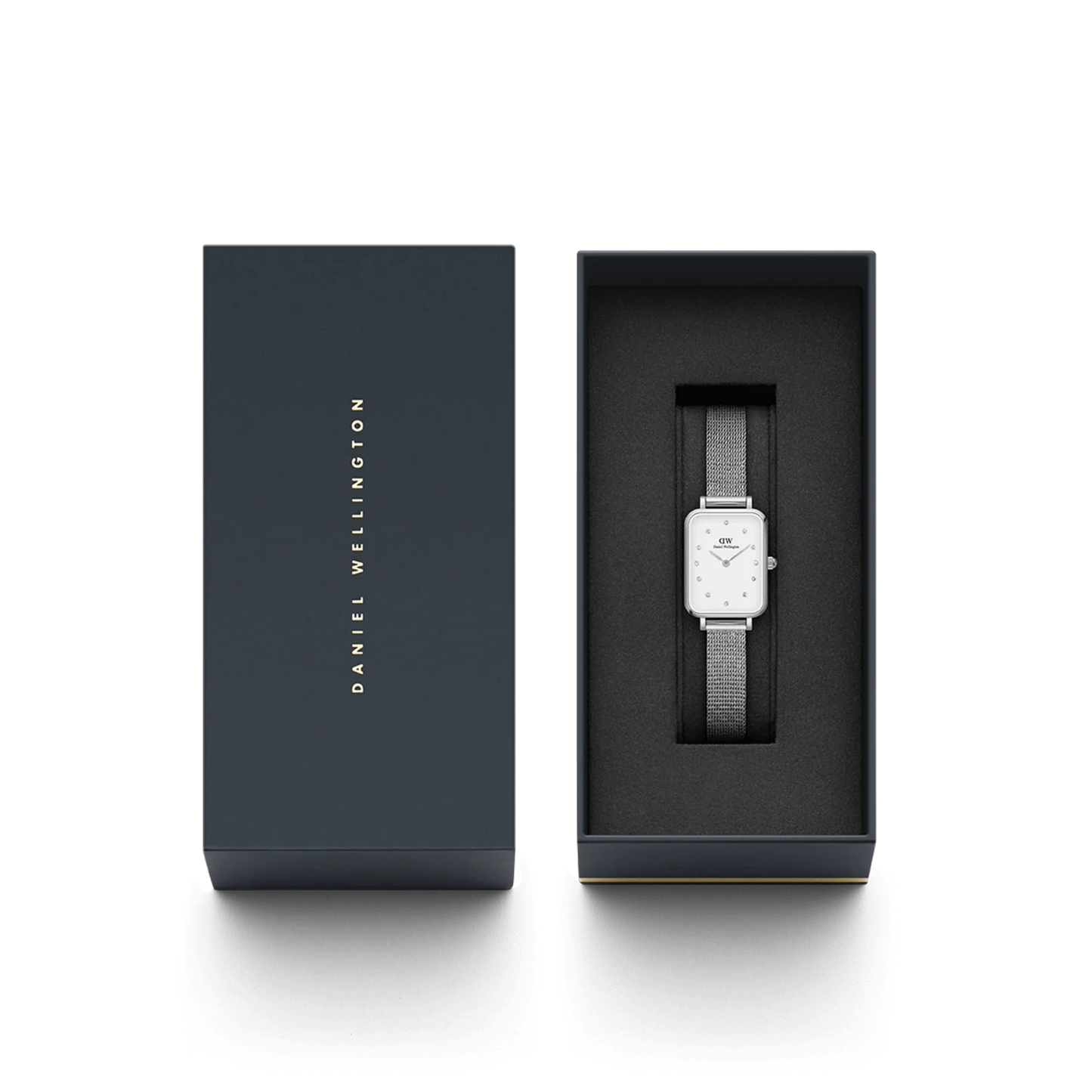 Daniel Wellington Quadro Lumine Pressed Sterling | 20mm x 26mm - John Ross Jewellers