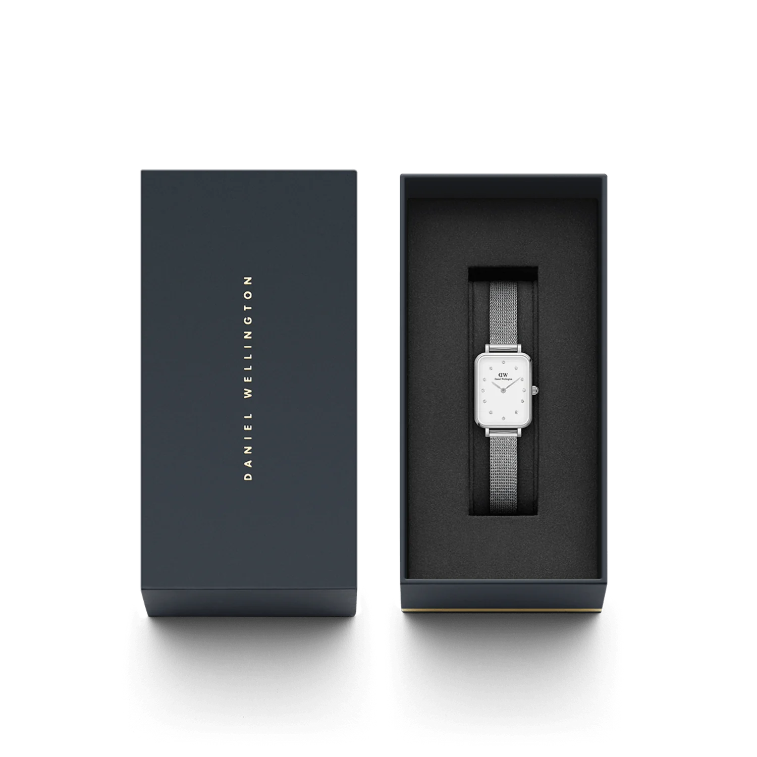 Daniel Wellington Quadro Lumine Pressed Sterling | 20mm x 26mm - John Ross Jewellers