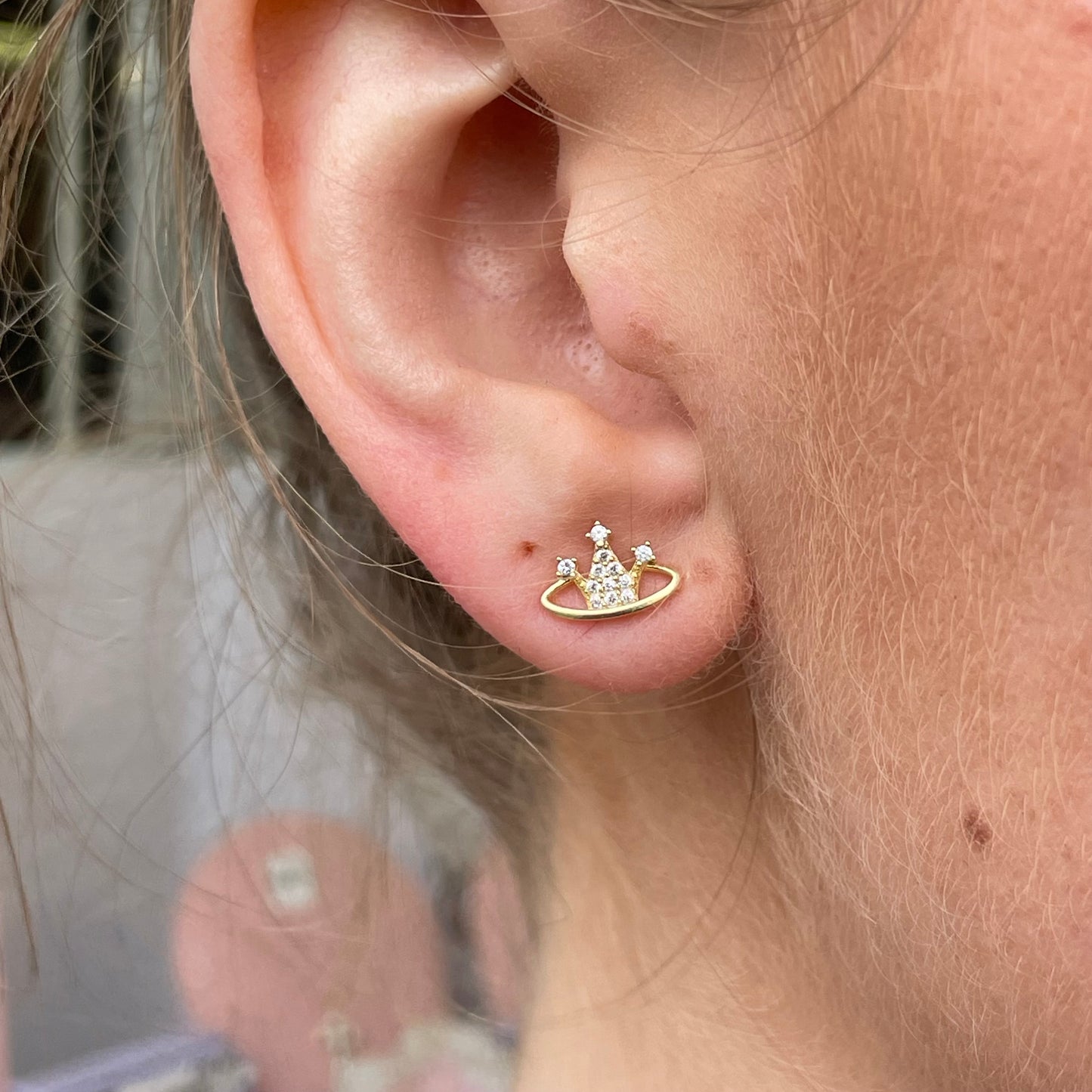 Sunshine CZ Orb Stud Earrings - John Ross Jewellers