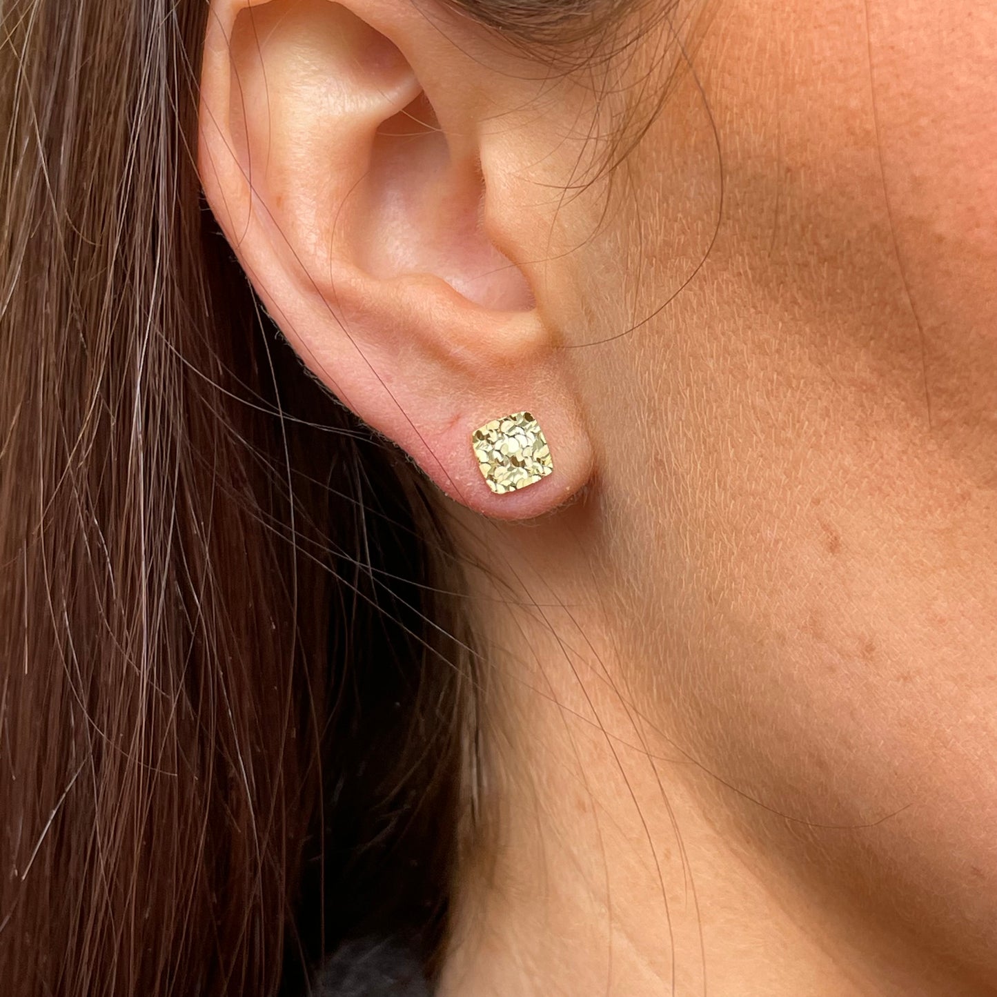 Sunshine Textured Stud Earrings - John Ross Jewellers