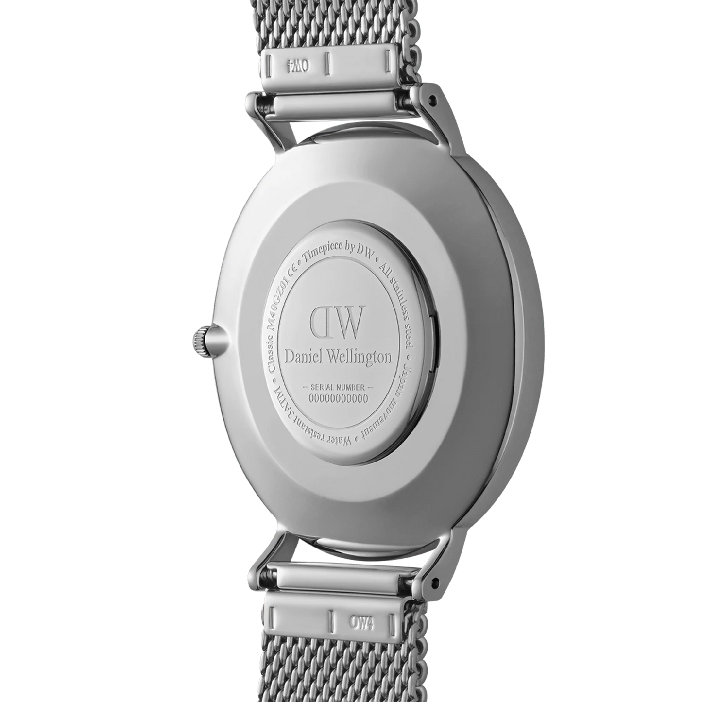 Daniel Wellington Classic Mesh Onyx Silver | 40mm