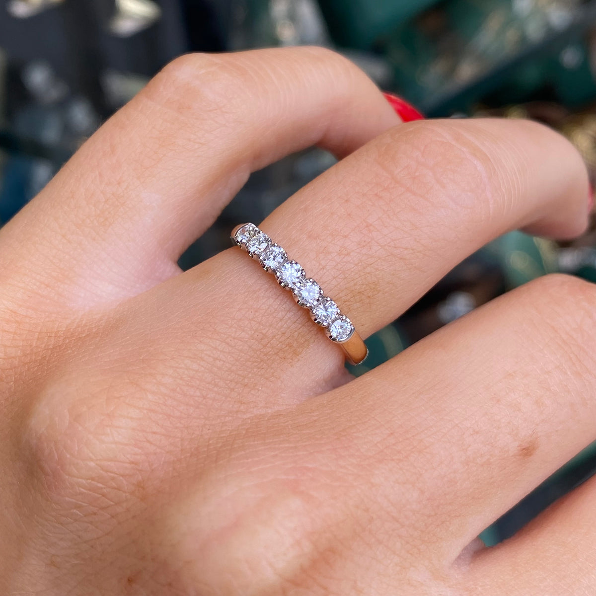 18ct Gold Diamond Set Wedding/Eternity Ring | 0.33ct