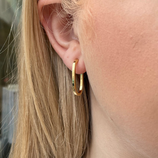 Sunshine Cool J Hoop Earrings