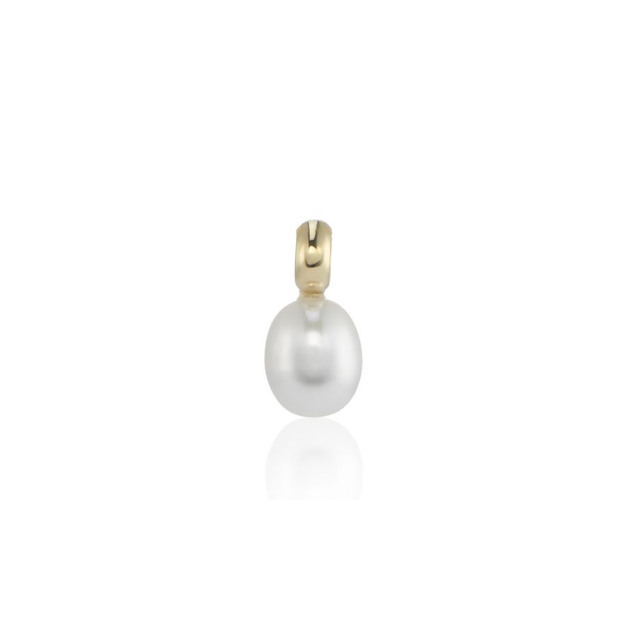 9ct gold freshwater pearl necklace by Mark Milton featuring a string of lustrous cultured pearls on a delicate gold chain.