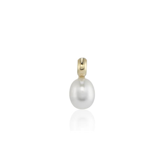 9ct gold freshwater pearl necklace by Mark Milton featuring a string of lustrous cultured pearls on a delicate gold chain.