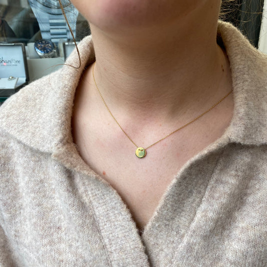 Sunshine Slider Disc Necklace | 37+1+3cm - John Ross Jewellers