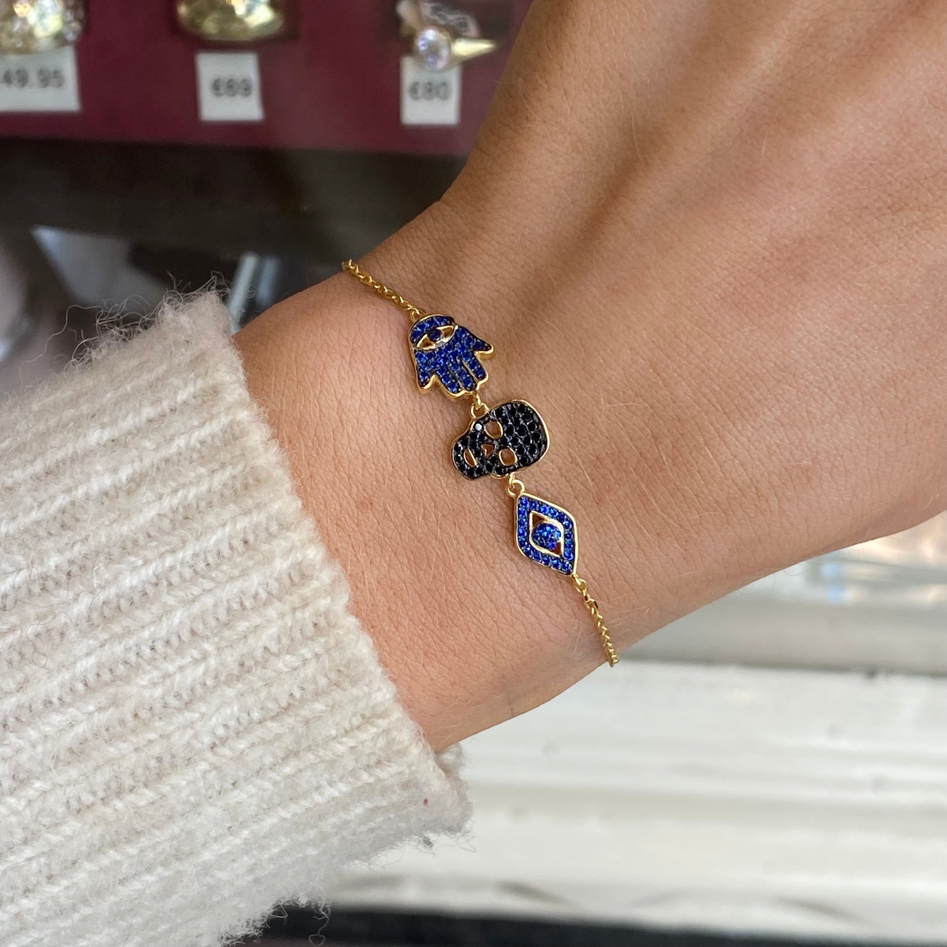 Sunshine Symbols CZ Bracelet - John Ross Jewellers
