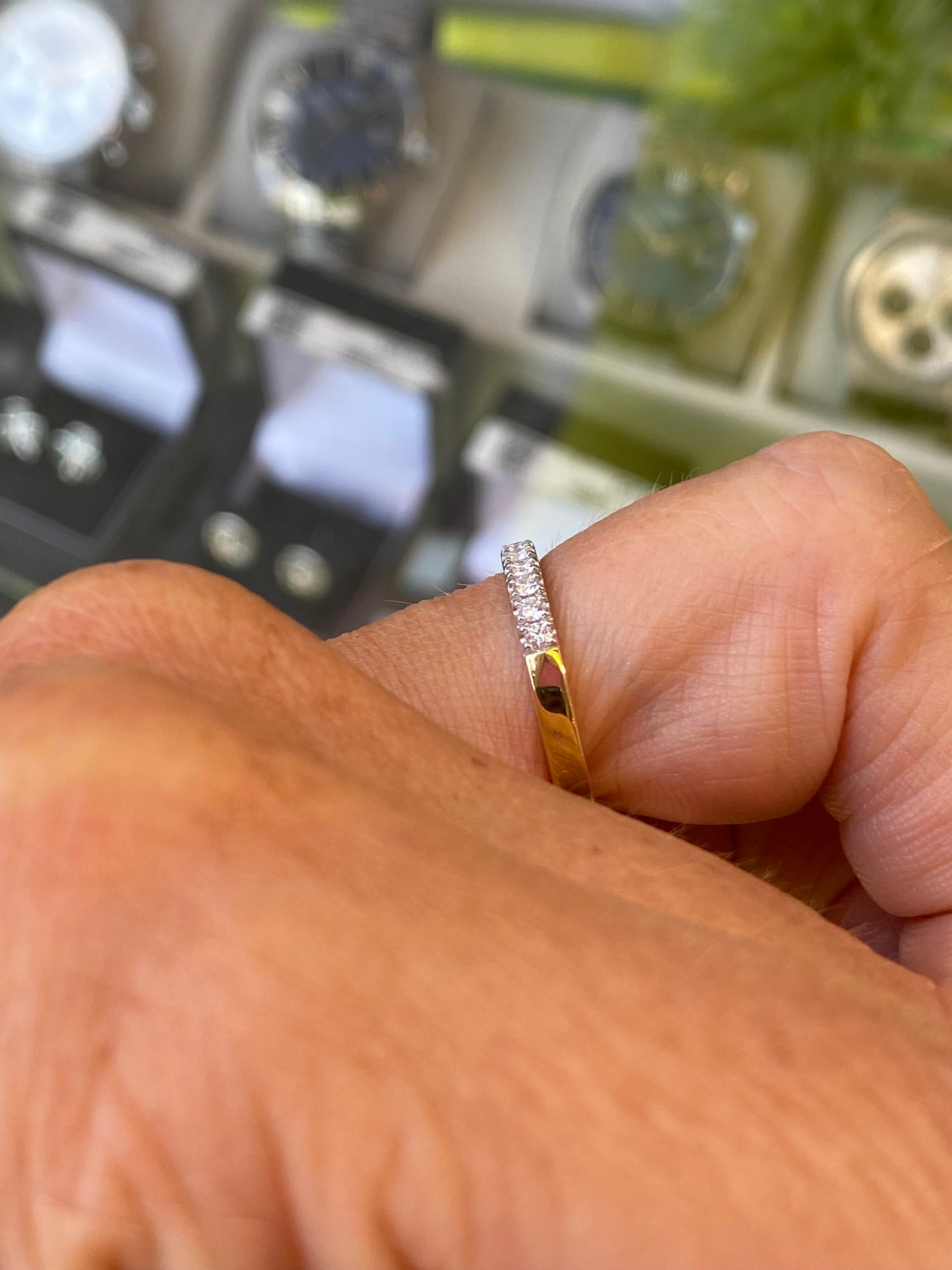 18ct Gold Diamond Eternity Ring 0.33ct - John Ross Jewellers