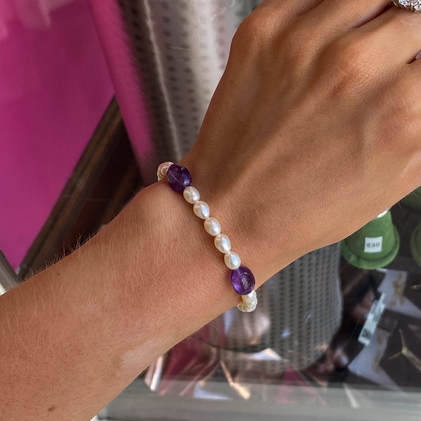 Pearl & Amethyst Bracelet - John Ross Jewellers