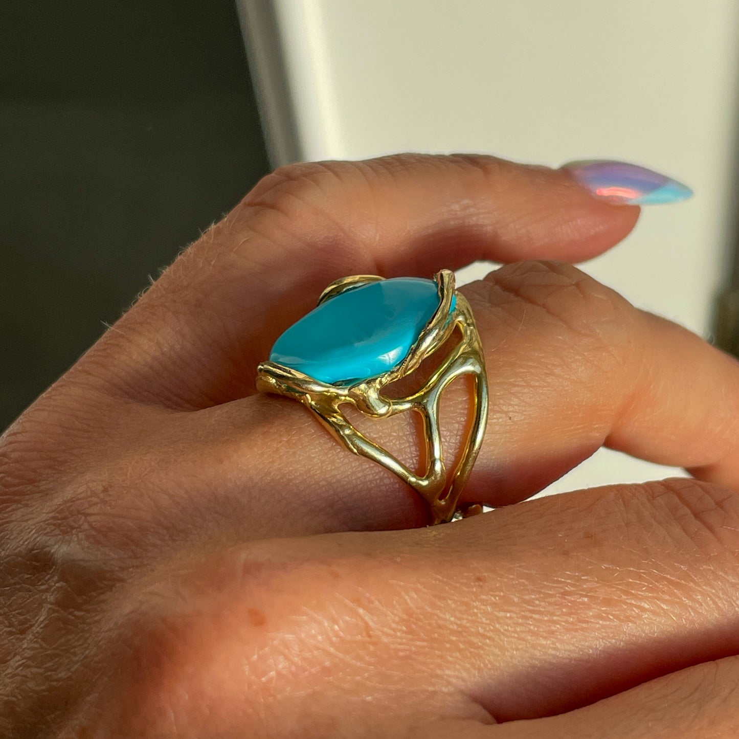 Turquoise Ring | Oval - John Ross Jewellers