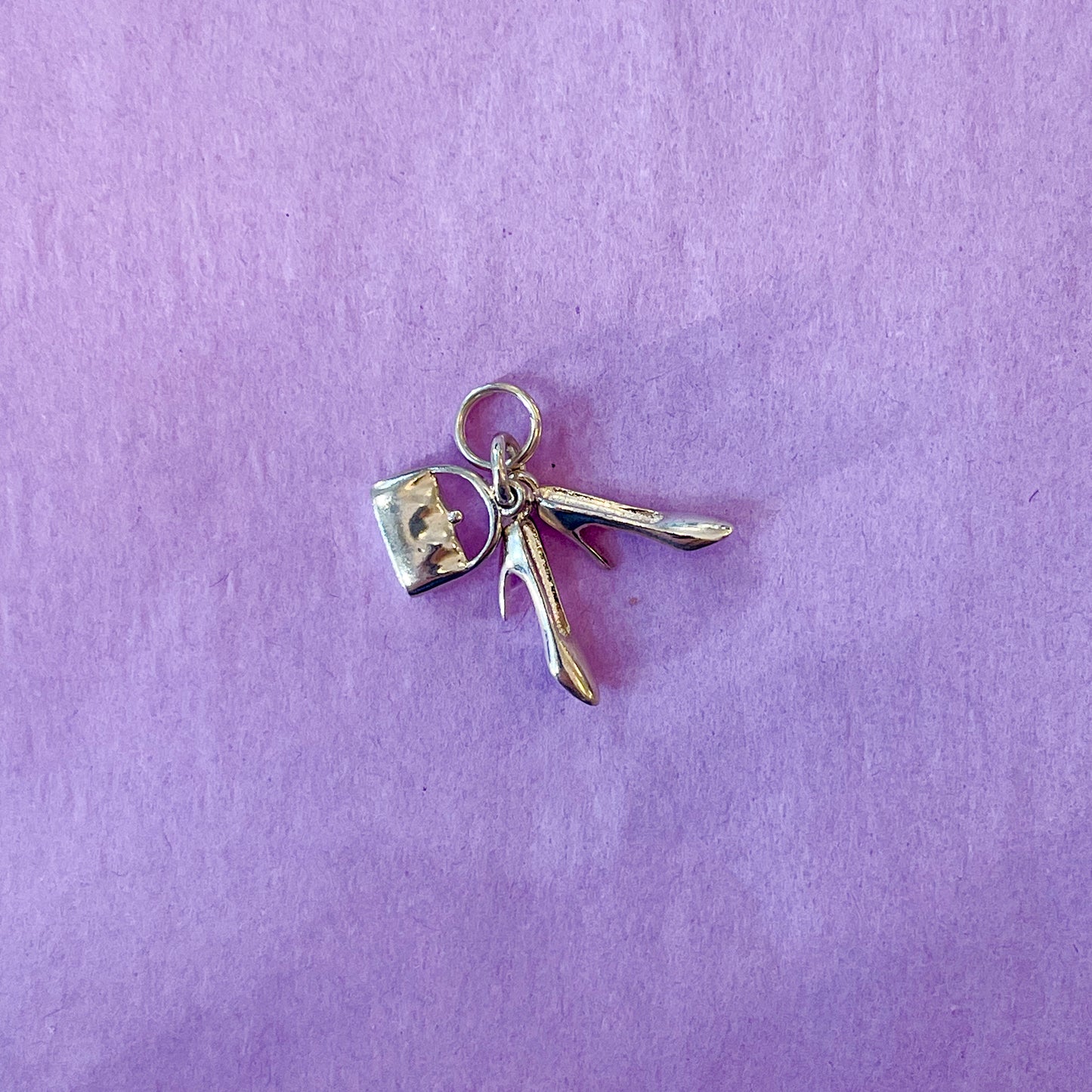 Silver Handbag & Heels Charm - John Ross Jewellers