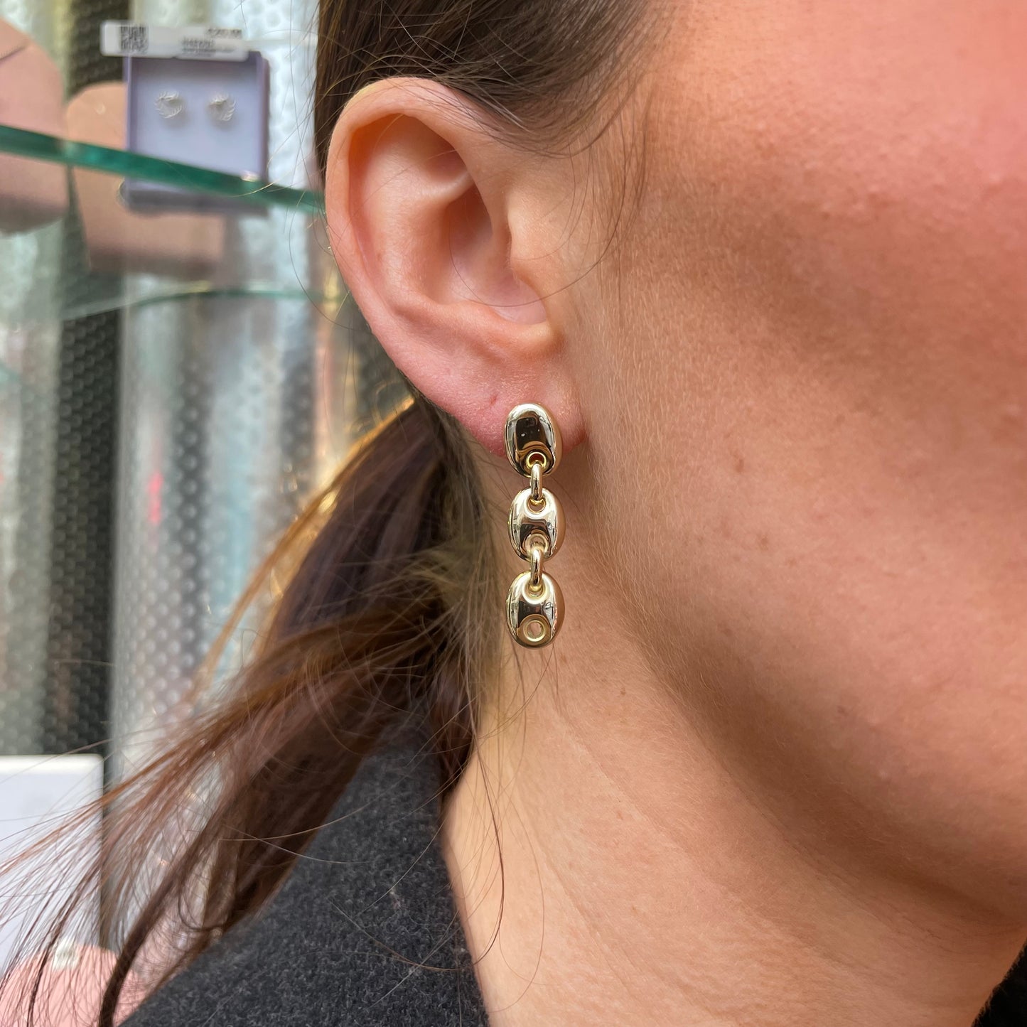 Sunshine Mariner Link Drop Earrings - John Ross Jewellers