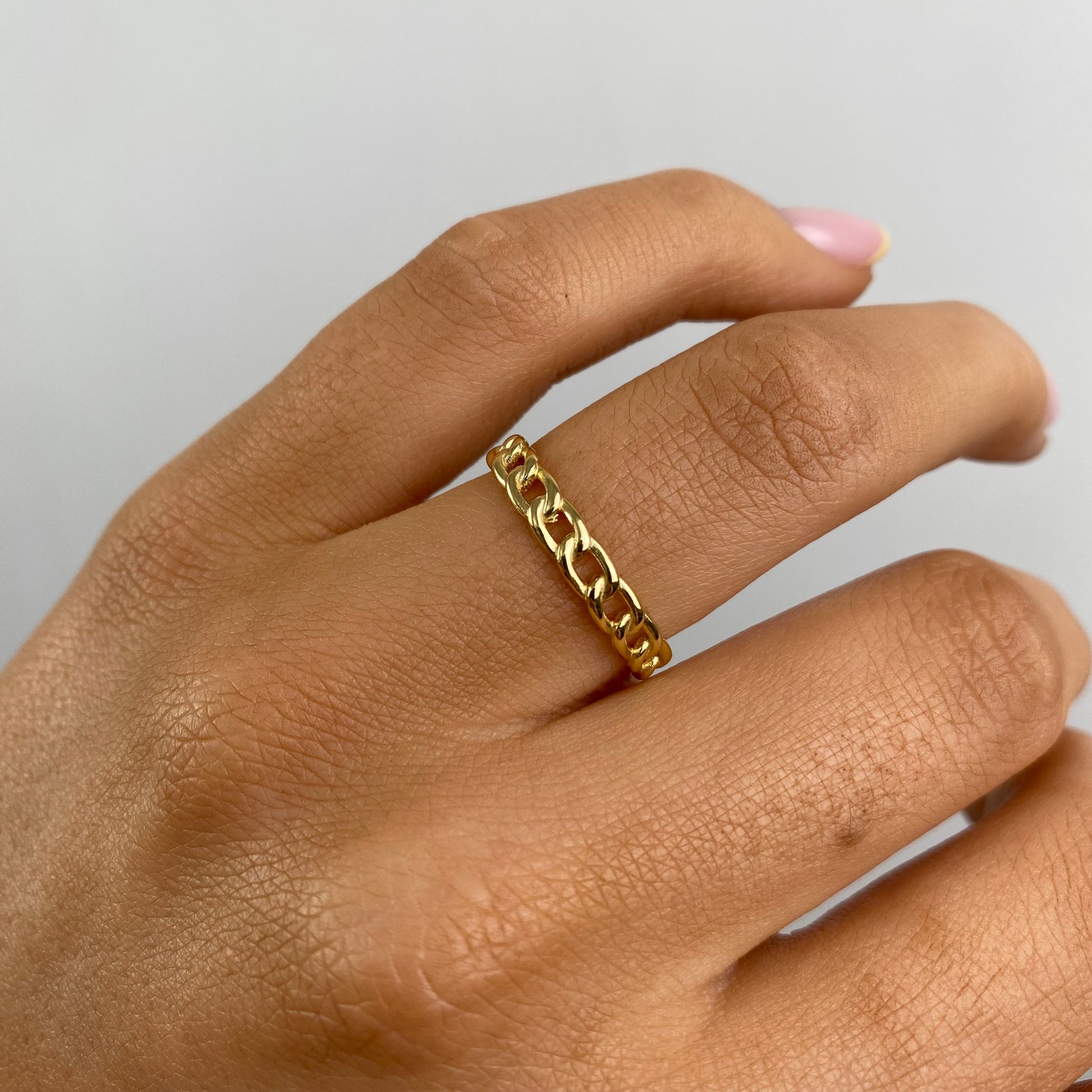 Sunshine Chain Link Ring - John Ross Jewellers