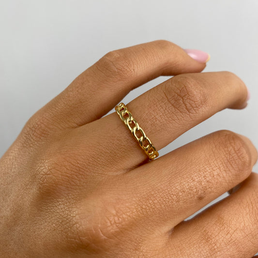 Sunshine Chain Link Ring - John Ross Jewellers