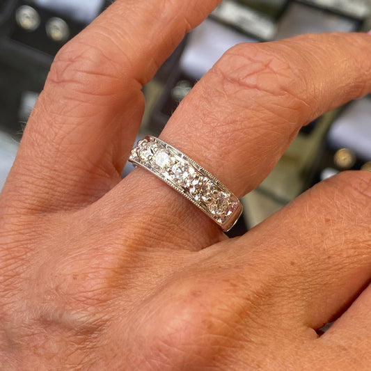 14ct White Gold Diamond Eternity Ring 1.50ct - John Ross Jewellers