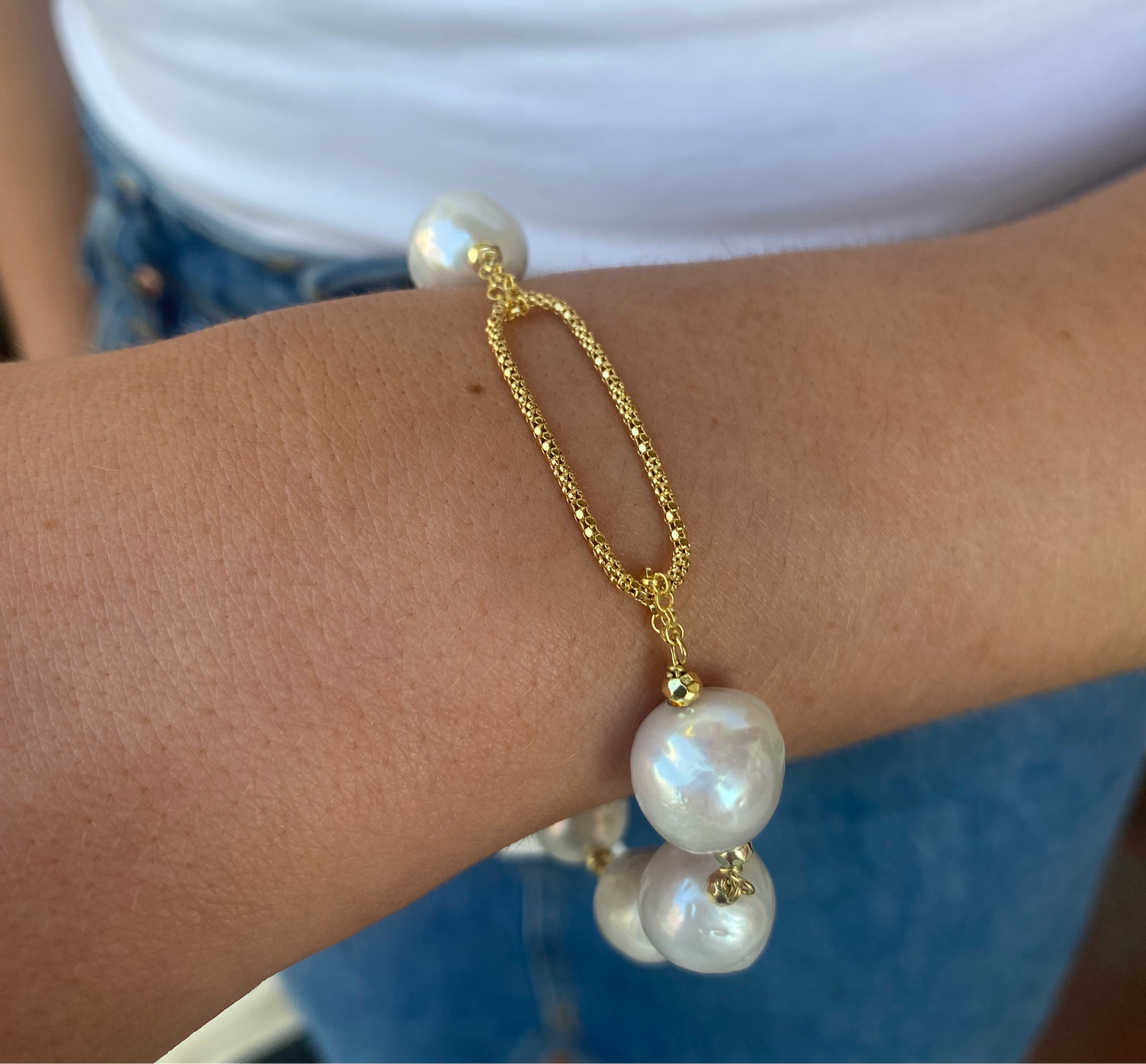 Baroque Bracelet | Marsia | Freshwater Pearl - John Ross Jewellers