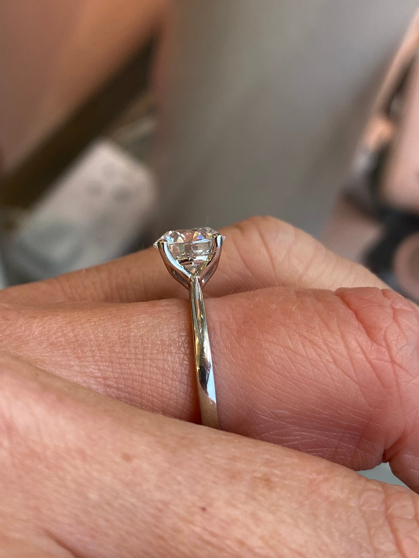 Platinum Solitaire Engagement Ring | 2.50ct Certificated Lab