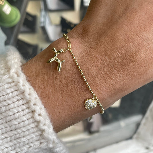 Sunshine Pretty CZ Charm Bracelet | 16 + 3cm