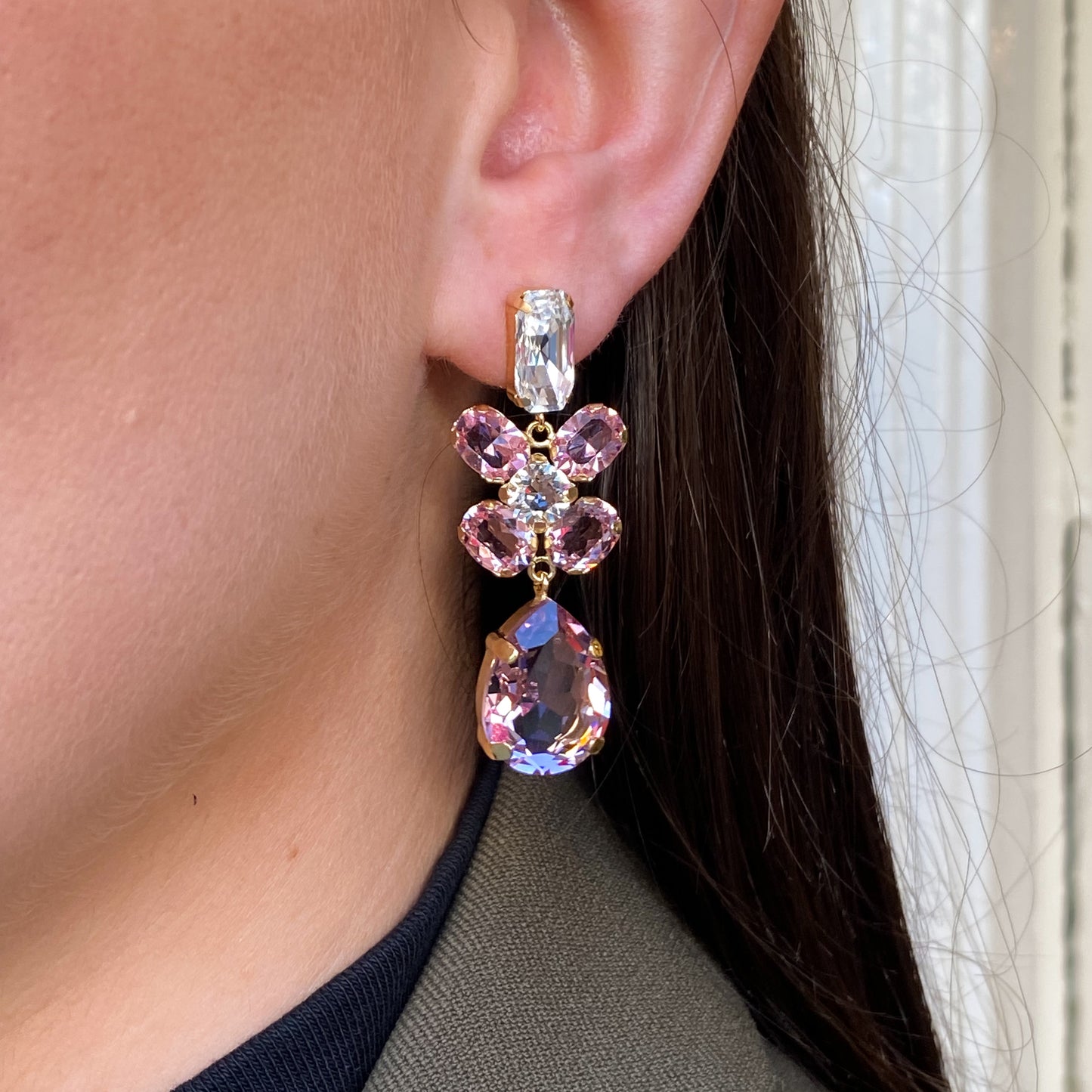 Victoria Cruz Glory Drop Earrings