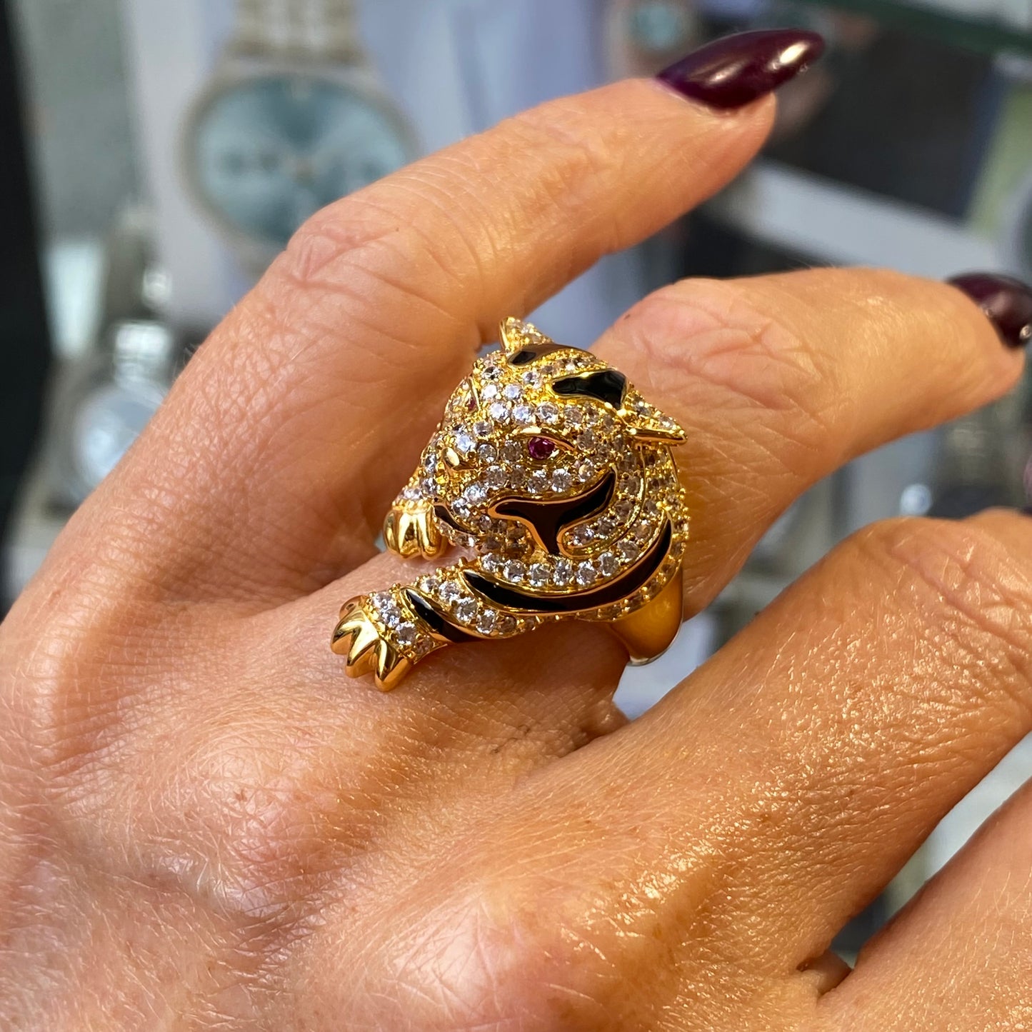 REBECCA Urban Jungle | Tiger Ring - John Ross Jewellers