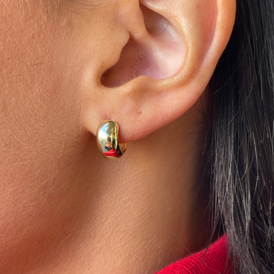 Sunshine Chunky Hoop Earrings