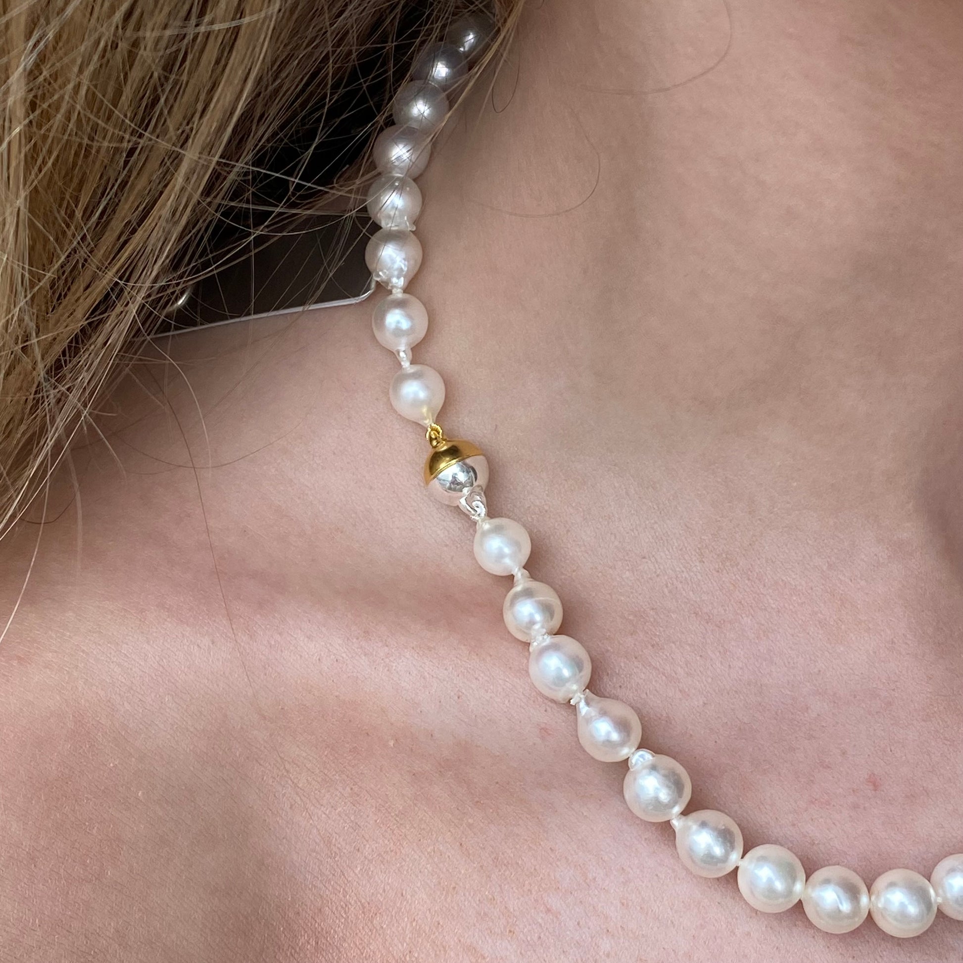 Akoya Cultured Pearl Necklace | 7.5-8.0mm - John Ross Jewellers