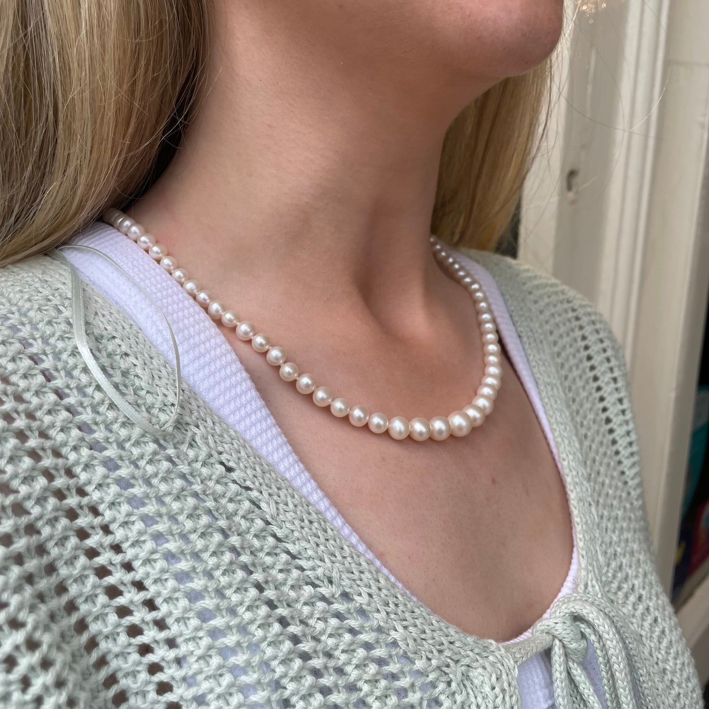 Graduated Freshwater Pearl Necklace | 5-8.5mm - John Ross Jewellers