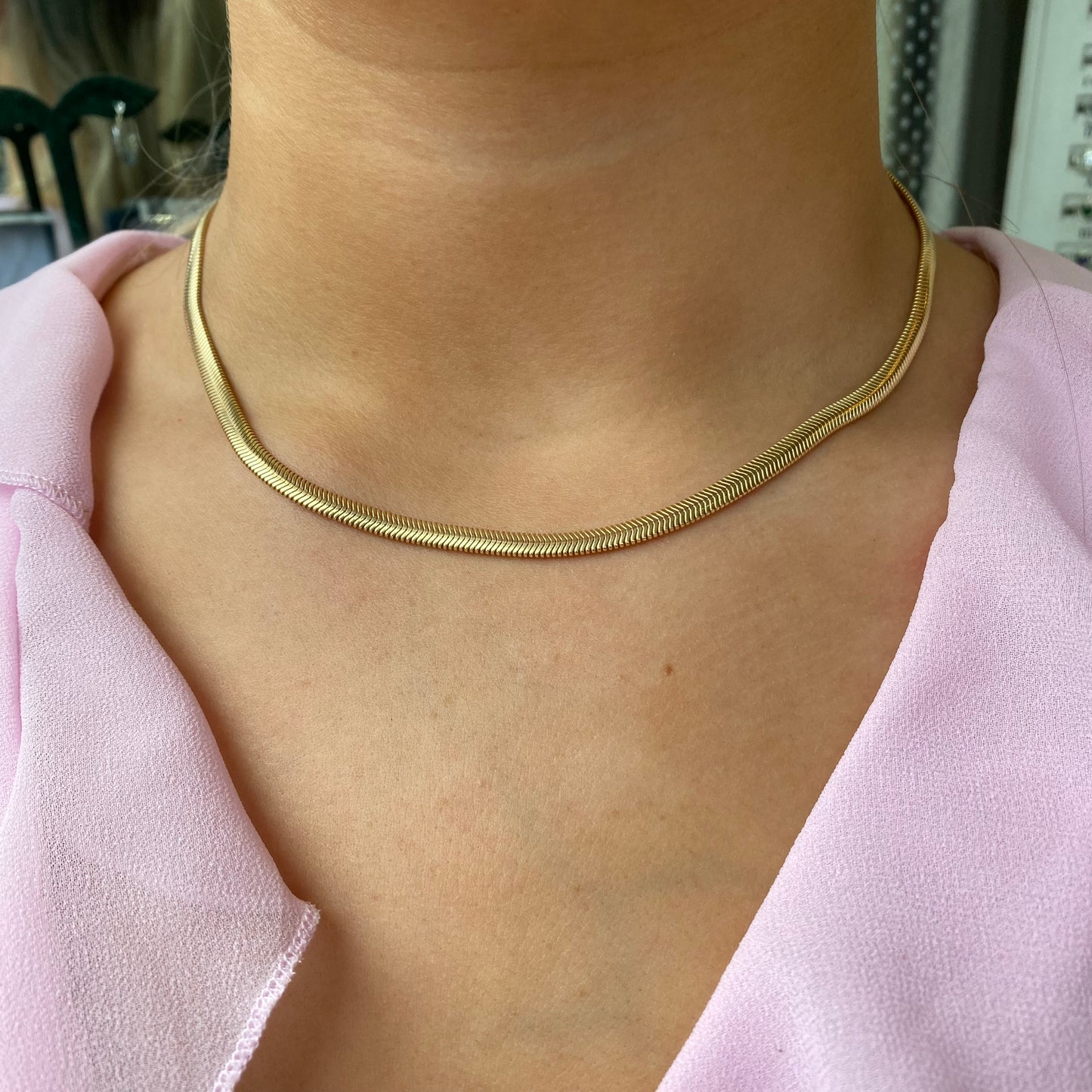 Sunshine Snake Chain Necklace