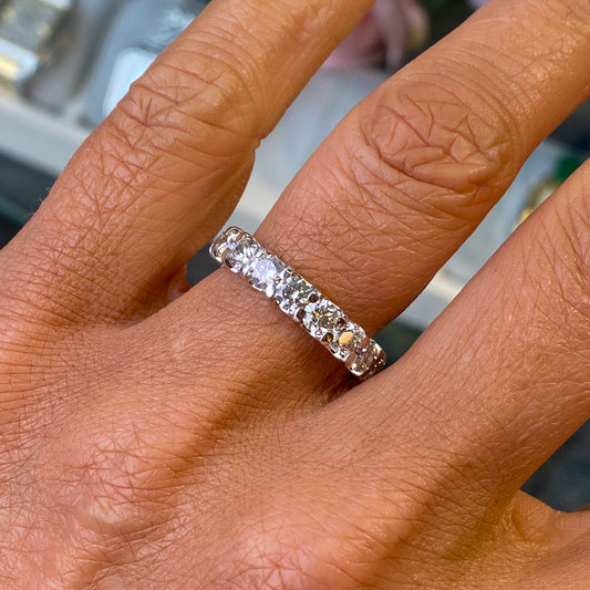 18ct White Gold Diamond Eternity Ring | 2.90ct - John Ross Jewellers
