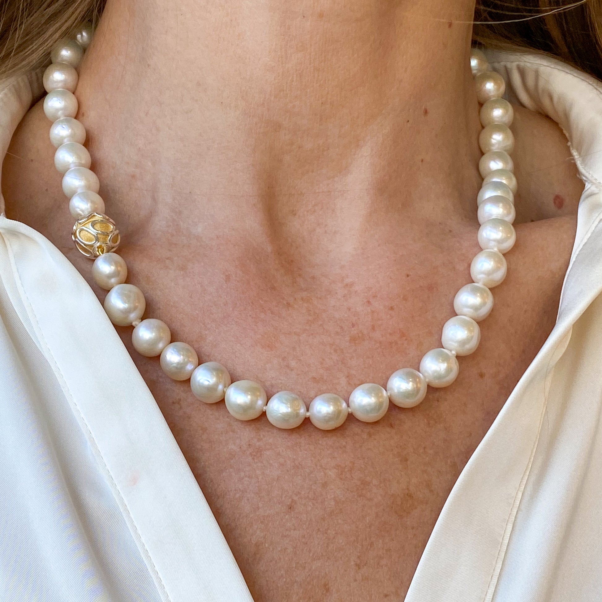 Freshwater Cultured Pearl Necklace | 9mm-11mm - John Ross Jewellers