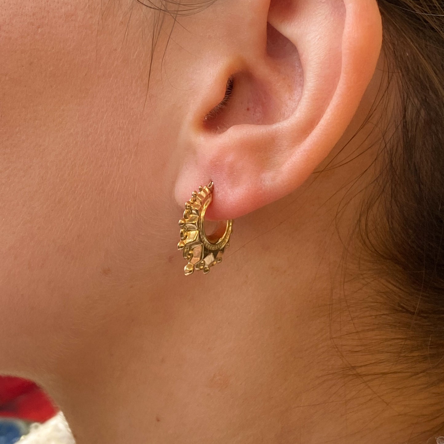 9ct Gold Creole Earrings