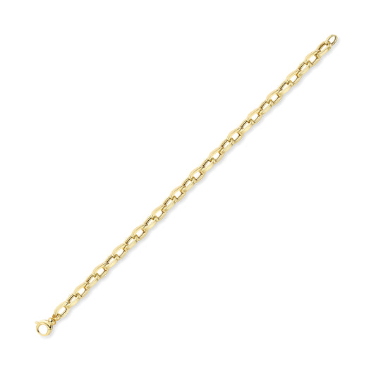 9ct Gold Tapered Link Bracelet