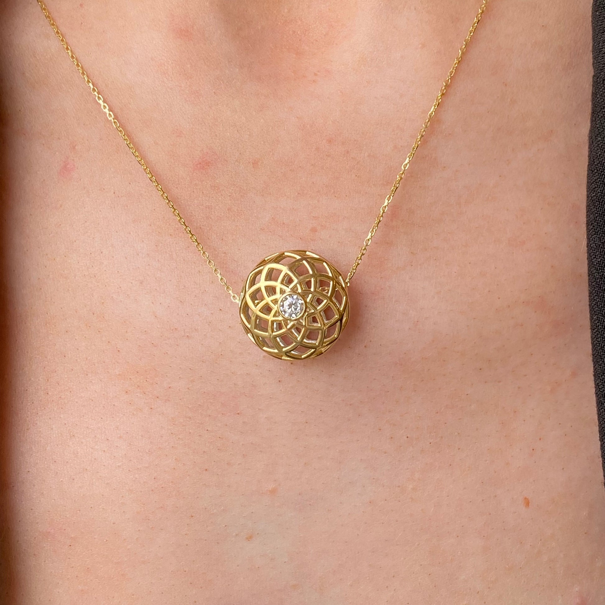 Sunshine CZ Marigold Necklace - John Ross Jewellers