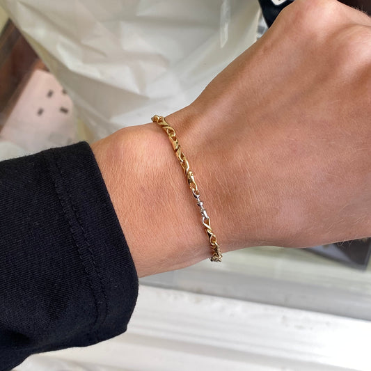 Sunshine Two Tone Bracelet | 21cm