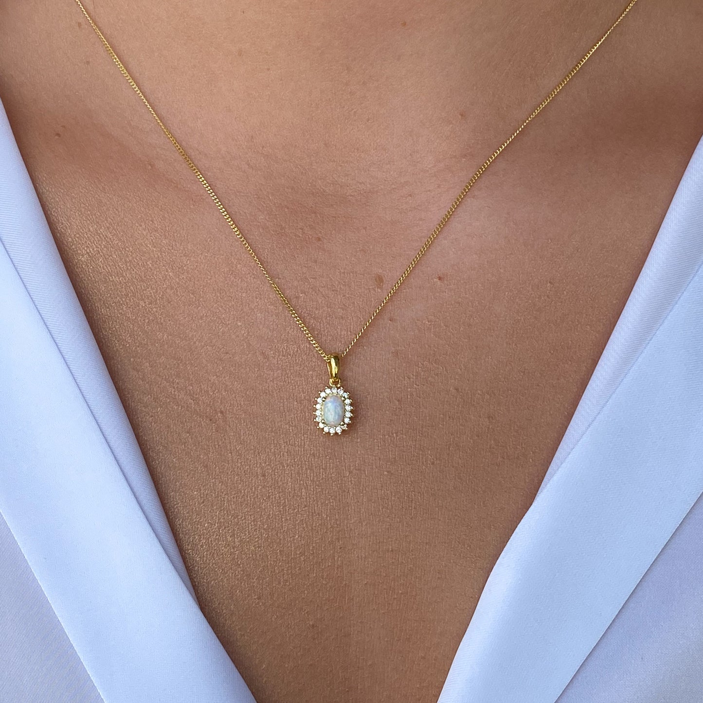 Sunshine CZ Earring & Necklace Set | Opalique & CZ - John Ross Jewellers