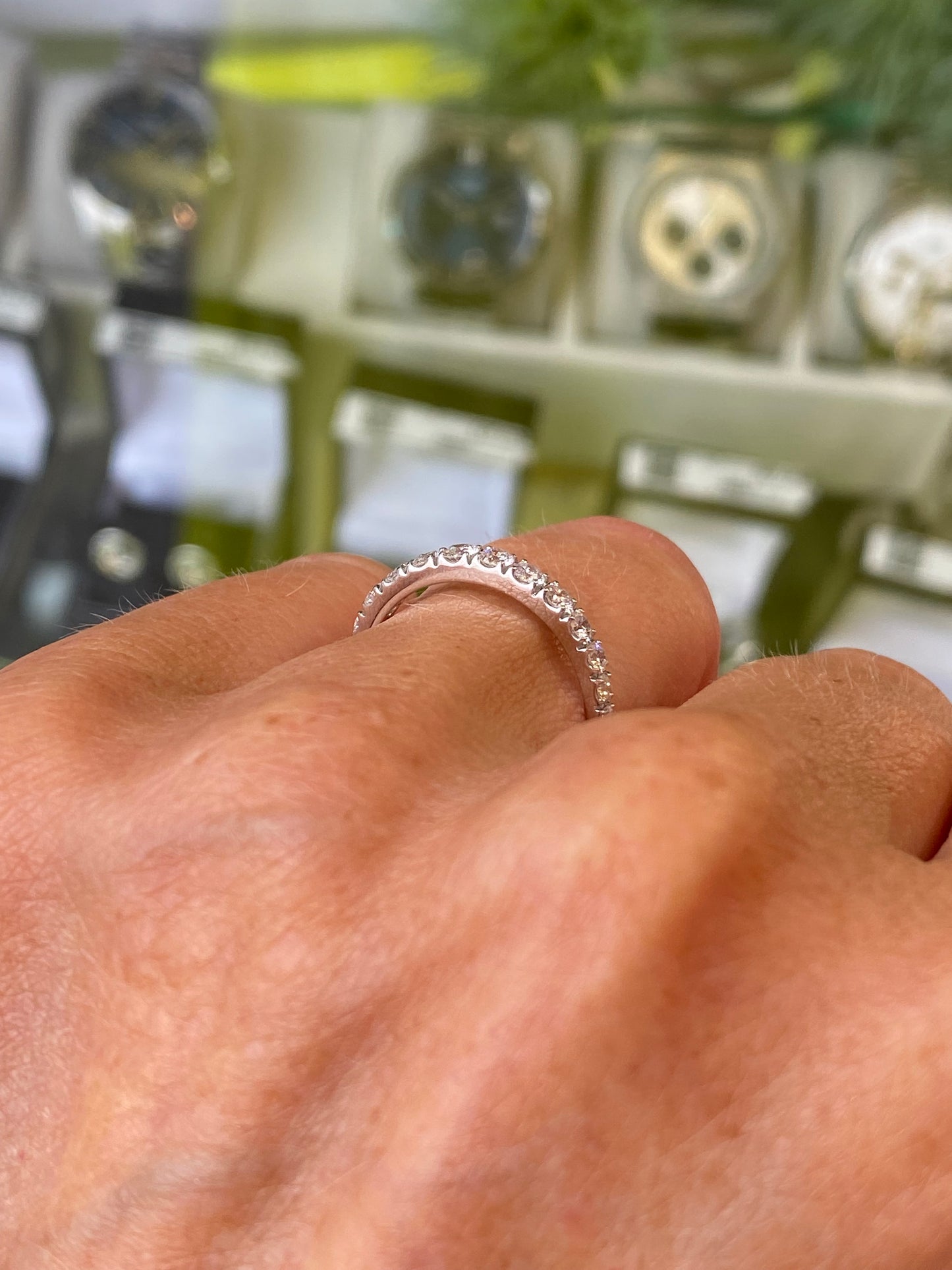 18ct Gold Diamond Eternity Ring 0.68ct | Graduated - John Ross Jewellers