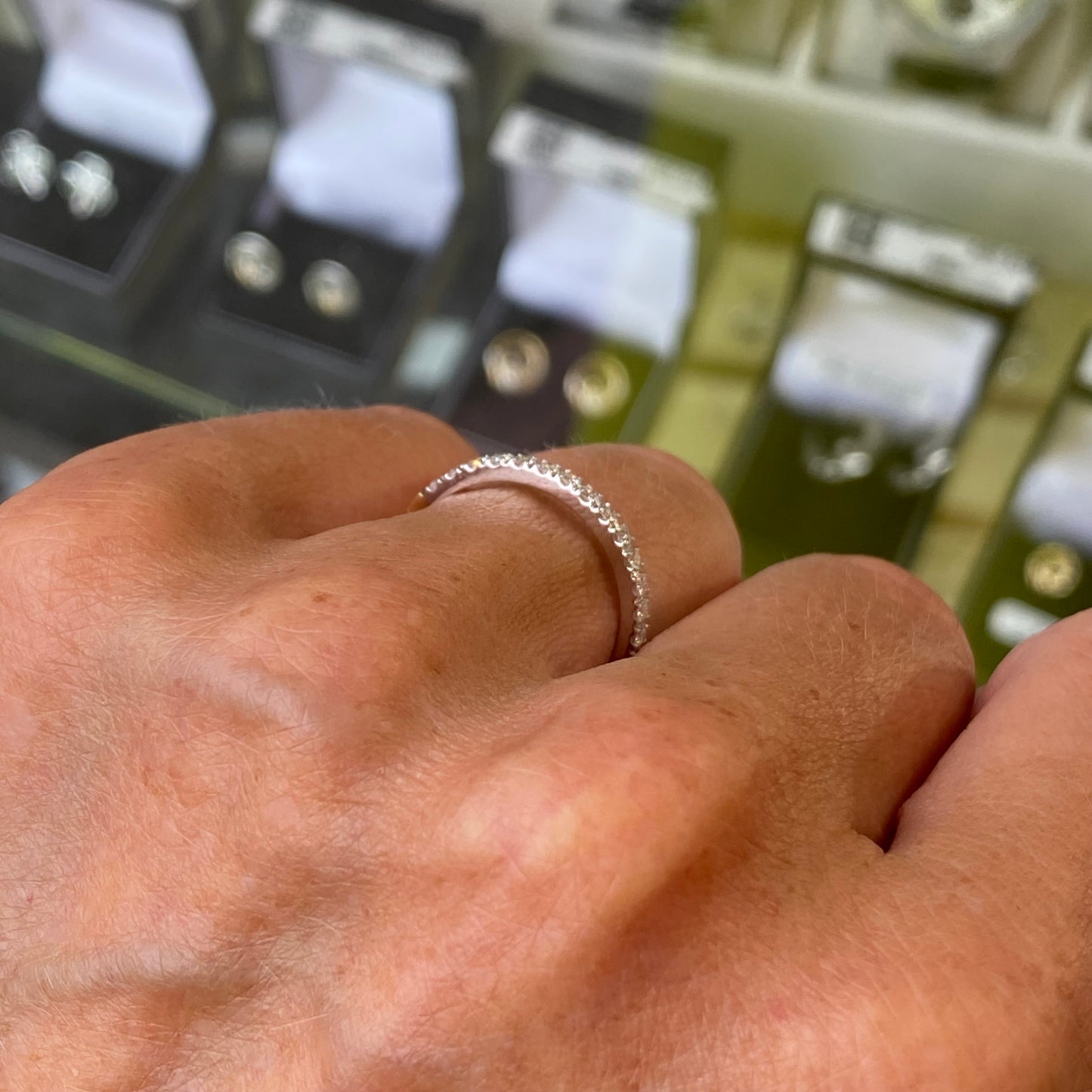 18ct Gold Diamond Eternity Ring 0.23ct - John Ross Jewellers