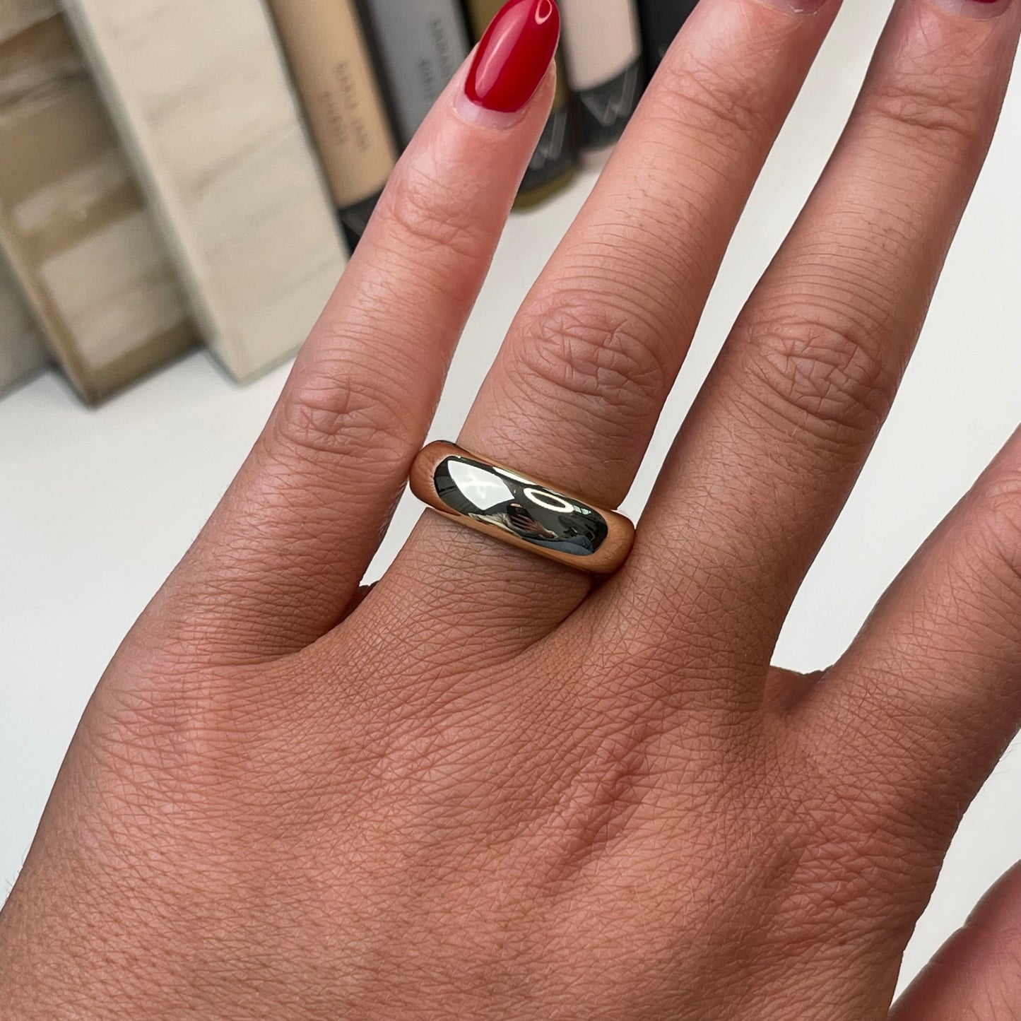 Sunshine Chunky Domed Ring - John Ross Jewellers