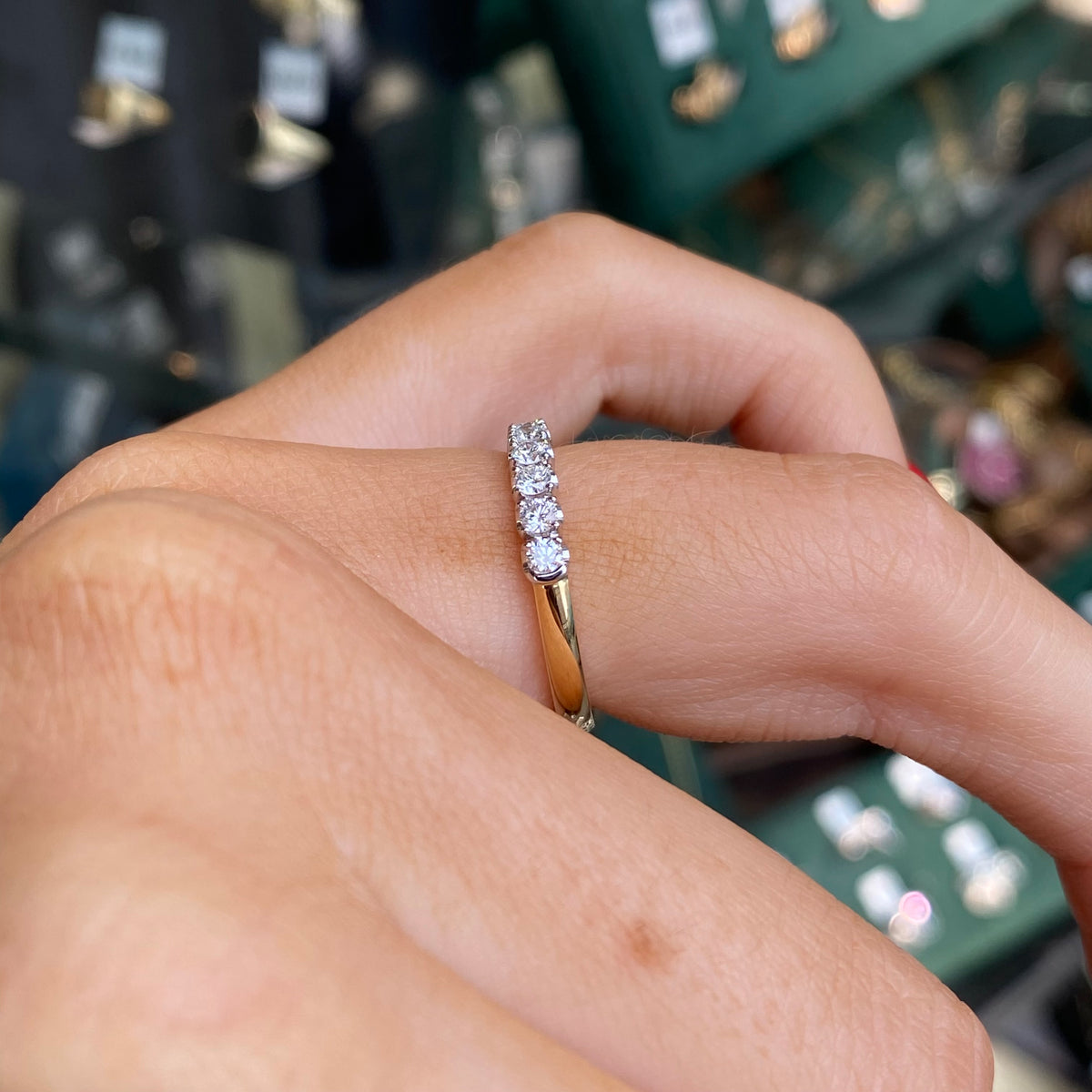 18ct Gold Diamond Set Wedding/Eternity Ring | 0.33ct