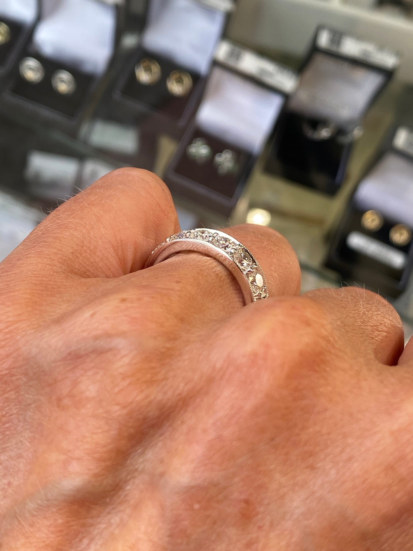 14ct White Gold Diamond Eternity Ring 1.50ct - John Ross Jewellers
