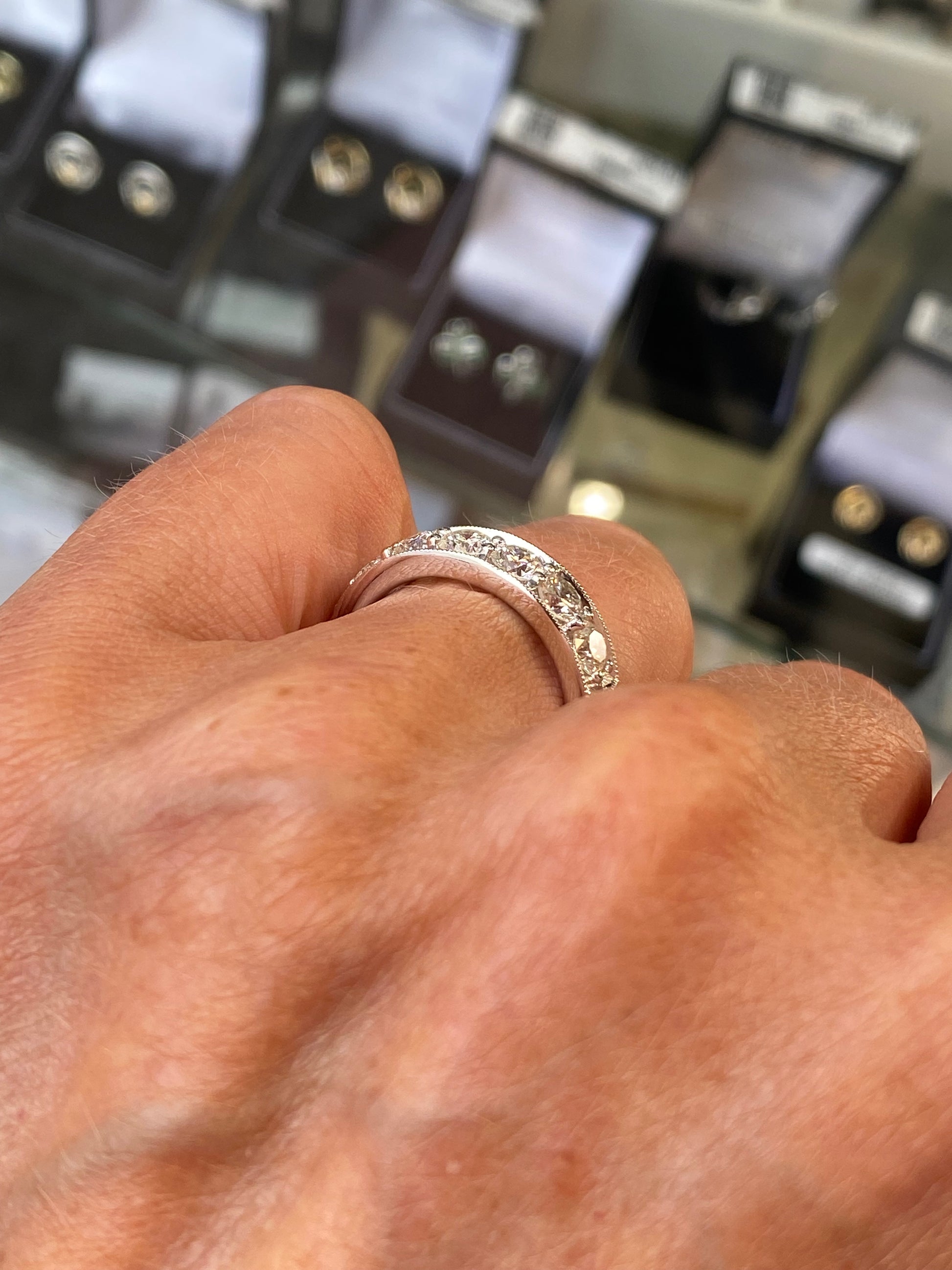 14ct White Gold Diamond Eternity Ring 1.50ct - John Ross Jewellers