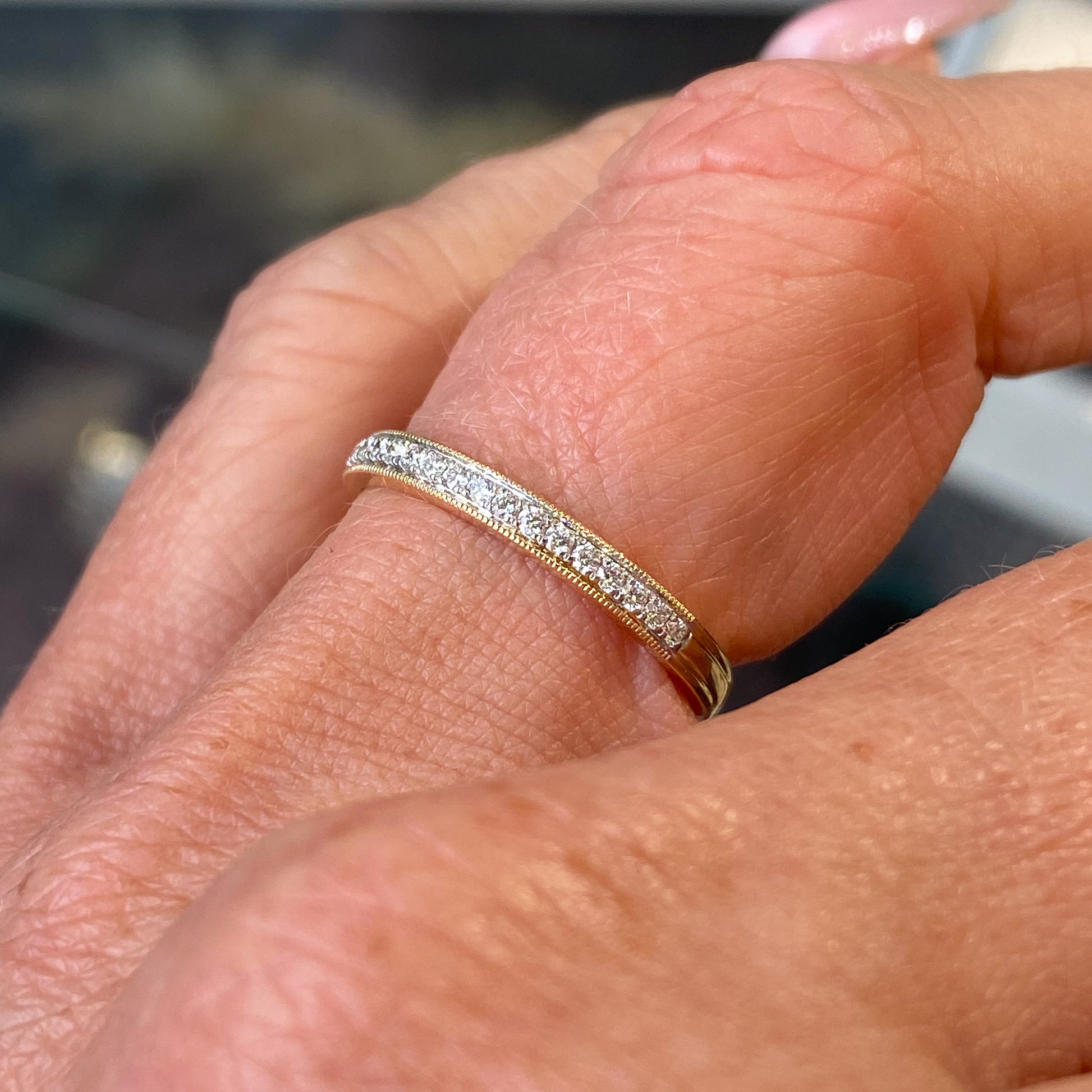 18ct Gold Diamond Wedding/Eternity Ring | 0.16ct - John Ross Jewellers