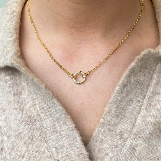 Sunshine CZ Eternity Necklace | 40+5cm - John Ross Jewellers