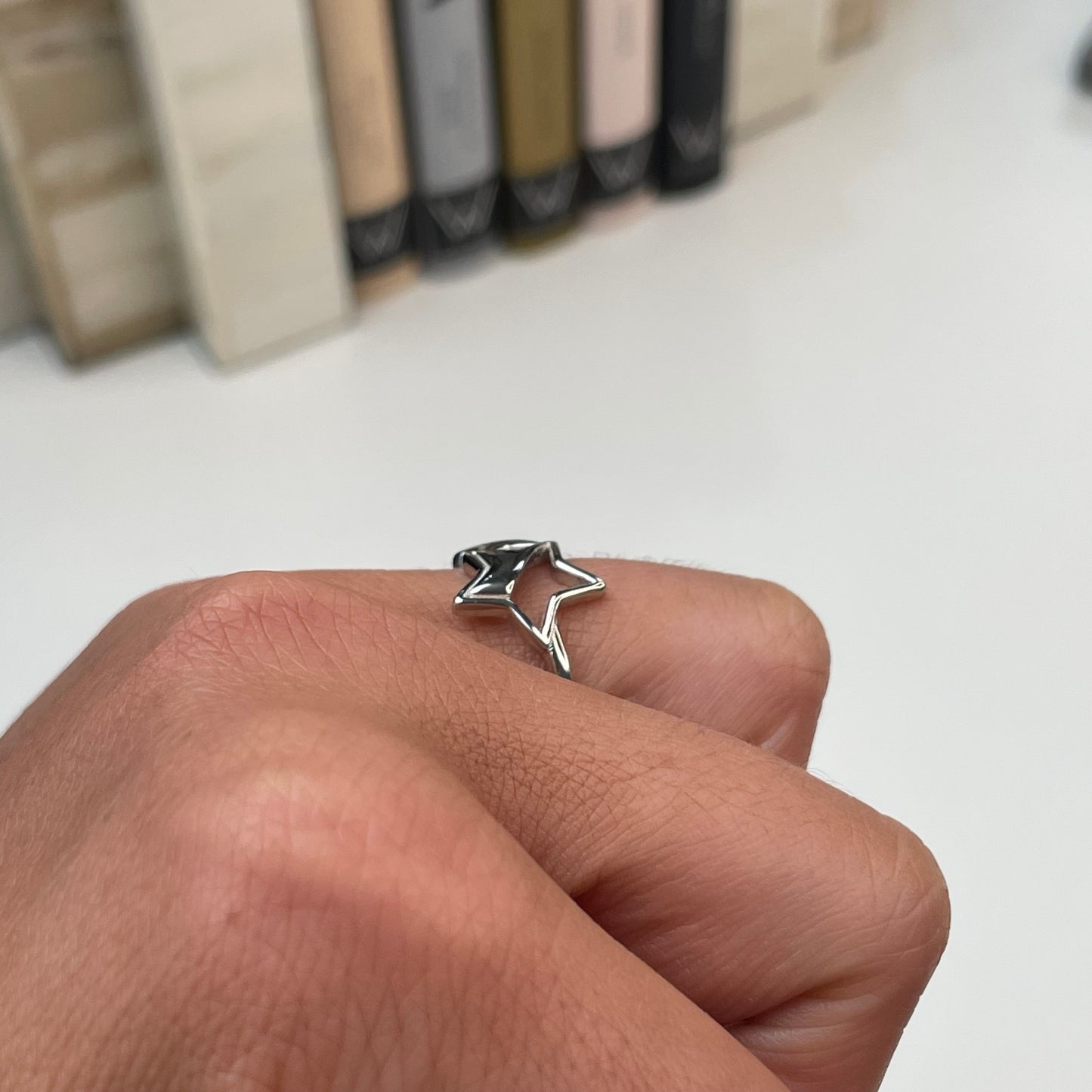 Silver Two Stars Ring - John Ross Jewellers