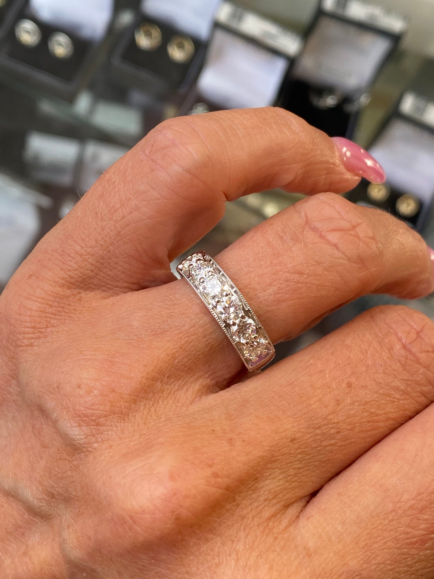 14ct White Gold Diamond Eternity Ring 1.50ct - John Ross Jewellers