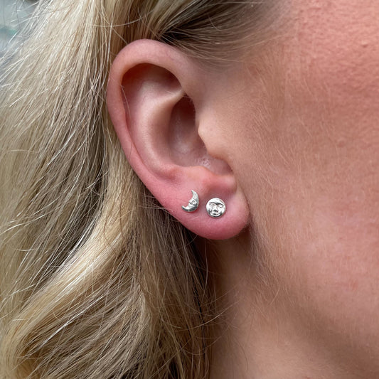 Marvellous Moon Stud Earrings - John Ross Jewellers